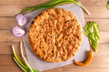 Осетинский пирог с семгой