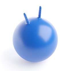 Мяч прыгун с рожками - диаметр 65 см