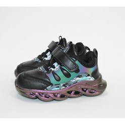 Кроссовки Ytop JY2120-1-6 чёрный/фиолетовый (26-31). Цена: 1 390 ₽