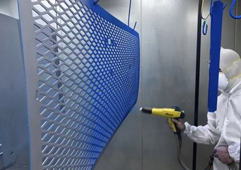 Порошковая покраска ограждений