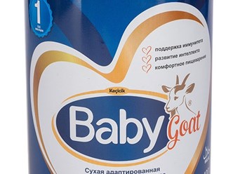 Baby Goat 1 Сухая адаптированная молочная смесь на основе натурального молока швейцарских козочек, 400 г (для детей от 0 до 6 месяцев)