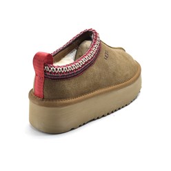 UGG Tazz Slippers Black Chestnut - каштановые тапочки-угги Тазз