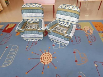 Пошив съёмных чехлов на мебель для Детского Сада
