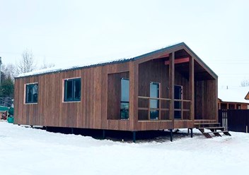 Каркасный дом барнхаус