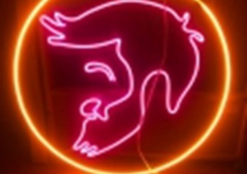 Неоновая вывеска Barbershop