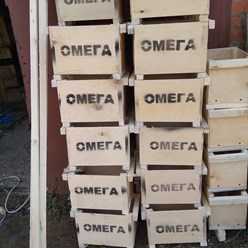 Ящики с логотипом заказчика