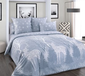 Постельное белье Ткань «Снежная долина 1», Перкаль, 220 см