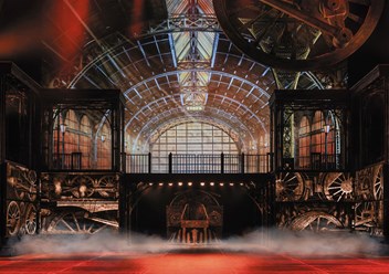 Декорации для мюзикла «Анна Каренина» в театре Московской оперетты, сцен Сеула и других городов Южной Кореи