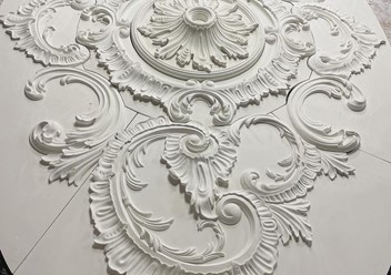 пример гипсовой лепнины