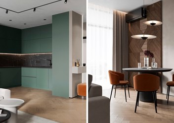 Дизайн-проект кухни-гостиной