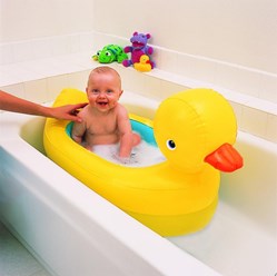 Надувная детская ванночка &quot;Утка&quot; с индикатором температуры воды.