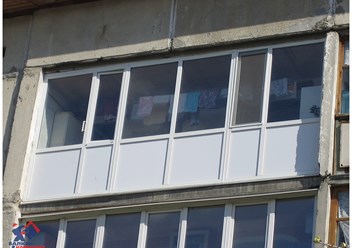 Остекление лоджии 6 метров