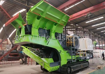 Мобильная щековая дробилка на гусеничном ходу СТК-Лидер.