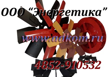 Крыльчатки вентиляторов - для электродвигателей, синхронных генераторов, радиаторов охлаждения двигателей