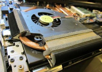 Samsung RF511 Чистка системы охлаждения