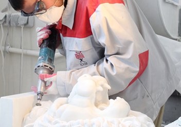 Художественная резка по мрамору - ручная работа