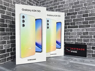 Смартфон Samsung Galaxy A34 5G 6 ГБ | 128 ГБ Awesome Silver/Серебристый