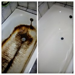 Стальная ванна до и после нашей работы. Результат на фото. Старая ванна снова как новая.
Реставрация ванн в Саратове и Энгельсе. Звоните: 8(905)384-68-39