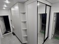 Прихожая и шкаф купе, алюминиевый профиль купе с доводчиками и встроенной подсветкой, фурнитура blum
