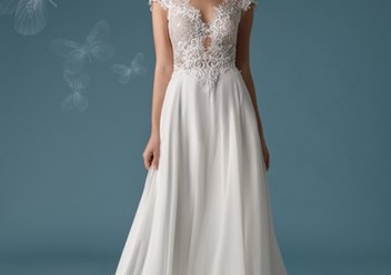 Красивые платья с шифоновой юбкой,большой выбор.