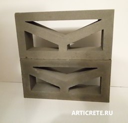 Декоративный блок Y-Type, размеры 195х395х90 мм.  Цена 75 руб. / шт.