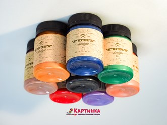 Краска акриловая TURY для росписи