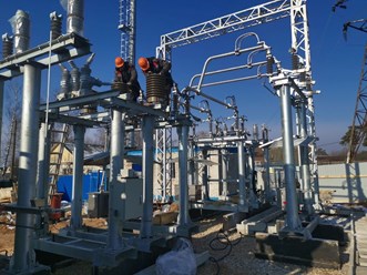 строительство подстанций 
модернизация подстанций