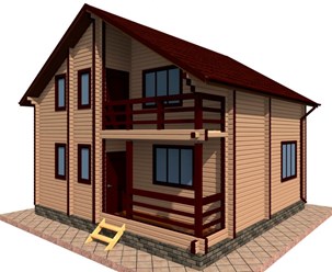 проект брусового дома