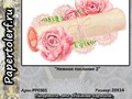 Набор для творчества в технике Папертоль "Нежное послание 2", р. 20*14