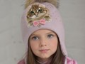 Шапка из ангоры и шерсти