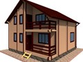проект брусового дома