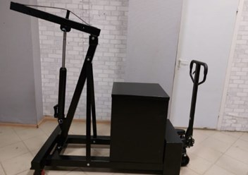 Кран гидравлический с противовесом «Stals»