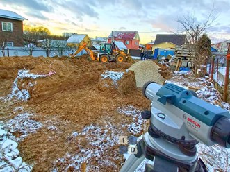 Котлован для фундамента