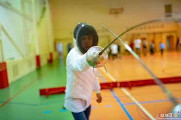 Фехтование в детском лагере "Евроклуб"