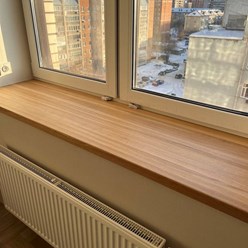 Подоконник из натурального дерева