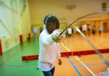 Фехтование в детском лагере "Евроклуб"