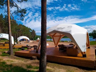 Деревянный шатер