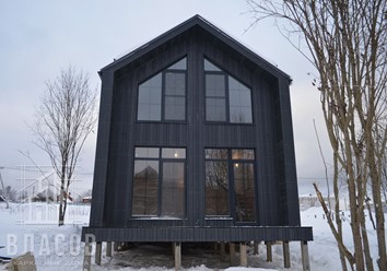 Барнхаус 6х10,5 м в КП Маньково Сергиево-Посадский р-н, под ключ с коммуникациями