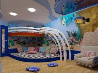 Дизайн детской спальни  от компании Украсим дом http://ukrasimdom.com/