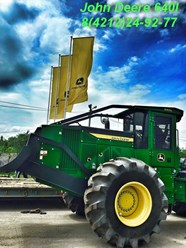 Скиддер John Deere 640L II. Трелёвочный трактор , производительность до 15 м3 за рейс.