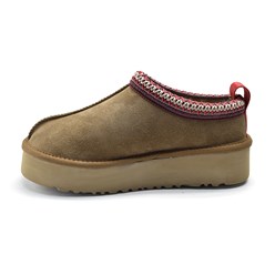 UGG Tazz Slippers Black Chestnut - каштановые тапочки-угги Тазз