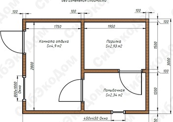 Баня из бруса 3*4 
Цена: 165 т.р.
Подробности смотрите на сайте: Бани365.рф