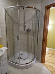 ванна плитка, дери, санфоянс монтаж