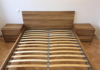 Кровать дубовая