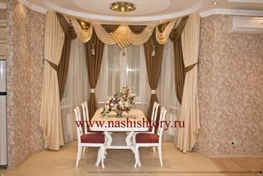 Шторы на эркер