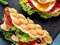 Сытные гонконгские вафли с начинкой
