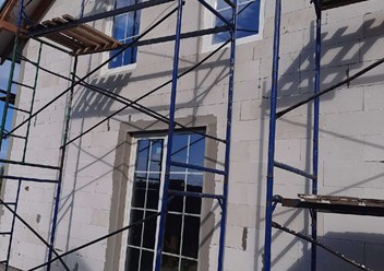 Остекление коттеджа. Профиль REHAU Грация 70мм.