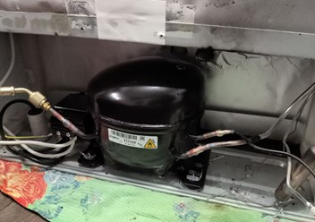 Замена мотор-компрессора