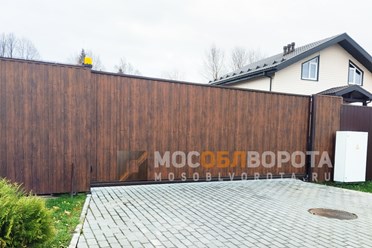 Откатные ворота с электрорприводом CAME