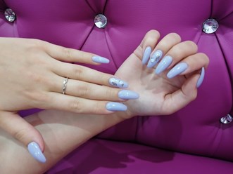 Маникюр на длинные ногти